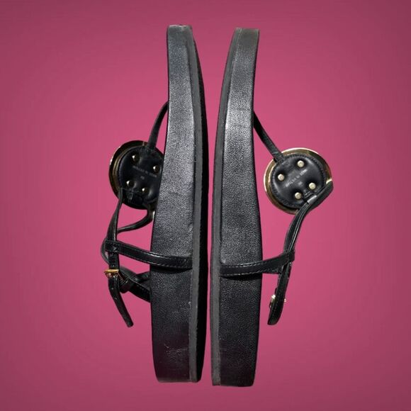 Tory Burch Cloud Patos Ankle Strap‎ Thong Sandals 9 - Picture 4 of 7